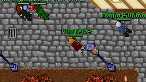 Hunterss on screen