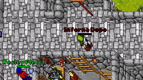 Inferna Depo on screen
