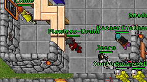 Flawless-Druid on screen