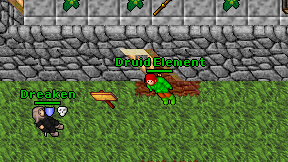 Druid Element on screen