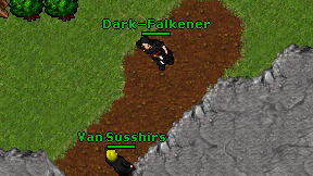 Dark-Falkener on screen