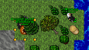 Knight poff on screen