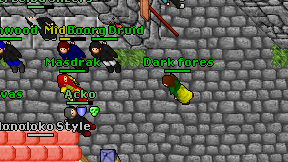Dark fores on screen