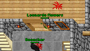 Leonardo flowers on screen