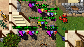 Elder Qracter on screen