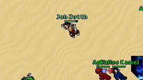 Jah Zutth on screen