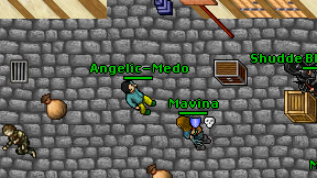 Angelic-Medo on screen