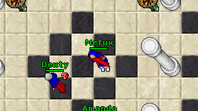 Mefux on screen
