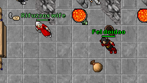 Fel doidao on screen