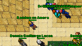 Random on Amera on screen