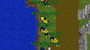 Esko Charrua on screen