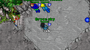 Bryce sky on screen