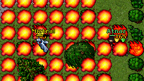 Miztral on screen