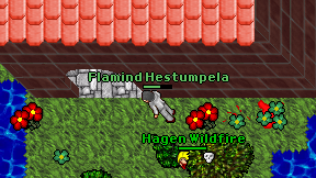 Flamind Hestumpela on screen