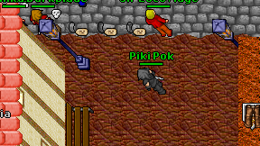 Piki Pok on screen