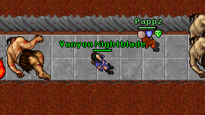 Vanyon Nightblade on screen