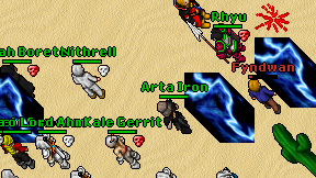 Arta Iron on screen
