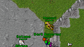 Menuri on screen