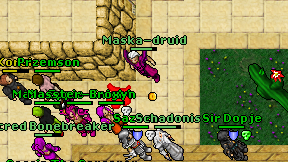 Maska-druid on screen