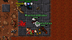 Warlord Blake on screen