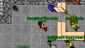 Vampire'Strzala on screen