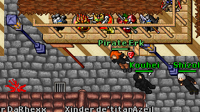 Pirate Erk on screen