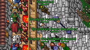 Dragon leaderr on screen