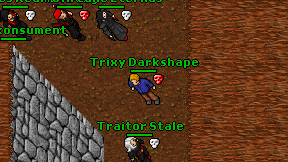 Trixy Darkshape on screen