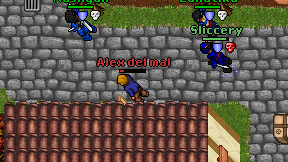 Alex del mal on screen