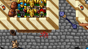 Toad on screen