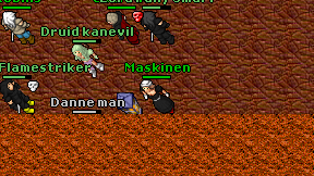 Maskinen on screen