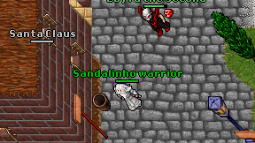 Sandalinho warrior on screen