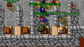 Xentus Tiharloga on screen
