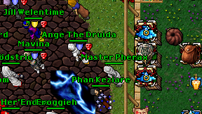 Master Pherax on screen