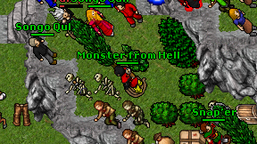 Monster from Hell on screen