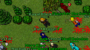 Royal Blackskull on screen