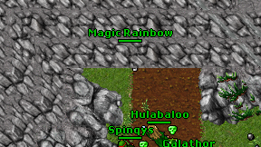 Magic Rainbow on screen