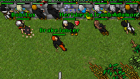 Brake lancer on screen