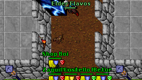 Elder Elavos on screen