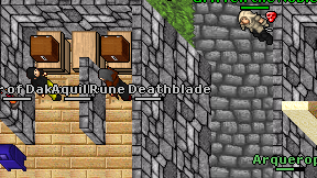 Rune Deathblade on screen