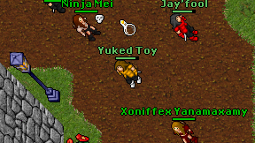 Yuked Toy on screen