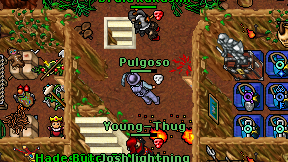 Pulgoso on screen