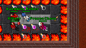 Frozen Chaos on screen