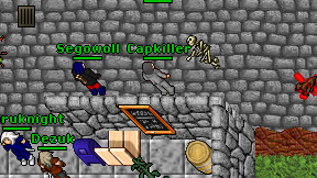 Capkiller on screen