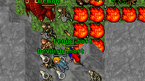 Fenix Ghost on screen