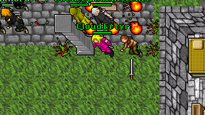 Cloud Ertyr on screen
