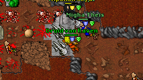 Druid van Raven on screen