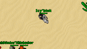 Icy'blok on screen