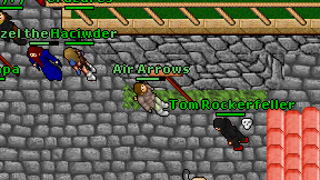 Air Arrows on screen
