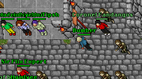 Bumber on screen